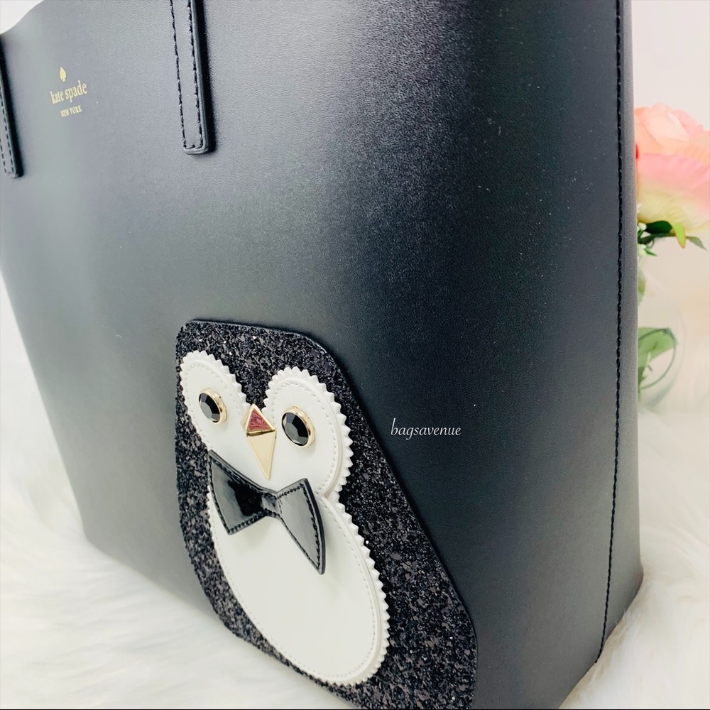 Kate spade NY little len Clifton lane black tote - Picture 4 of 8